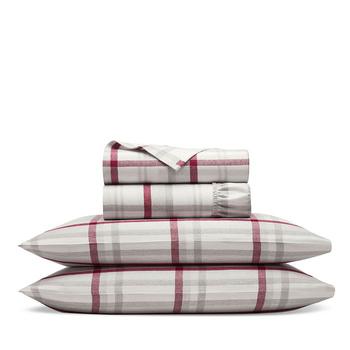 商品Boll & Branch | Flannel Heathered Plaid Twin Sheet Set,商家Bloomingdale's,价格¥2094图片