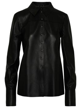 Weekend Max Mara | Max Mara Women's  Black Leather Shirt商品图片,8折