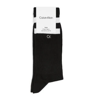 Calvin Klein | Crew Stripe Socks (2 Pack) 