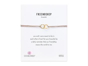 商品Friendship Double Linked Rings Silk Bracelet图片