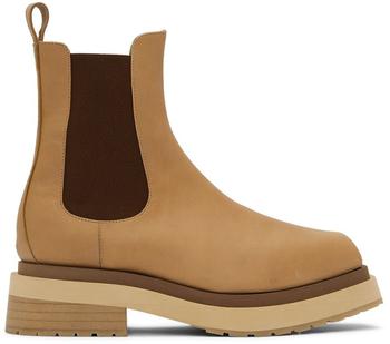 迈克达威评价, Eckhaus Latta | Brown Mike Chelsea Boots商品图片 