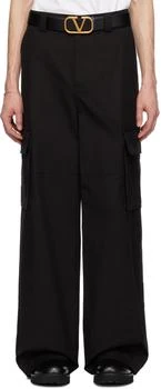 Valentino | Black Hammer Loop Cargo Pants 独家减免邮费