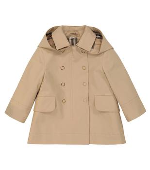 商品Burberry | Baby Vintage Check cotton trench coat,商家MyTheresa,价格¥4301图片