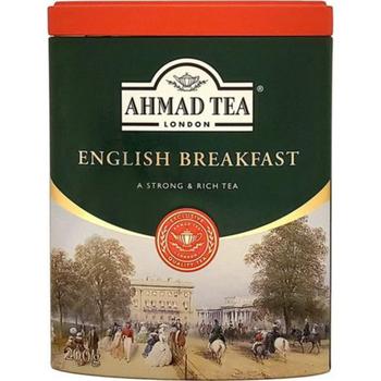 商品Ahmad Tea English Breakfast Black Loose Leaf Tea in Tin (Pack of 3)图片