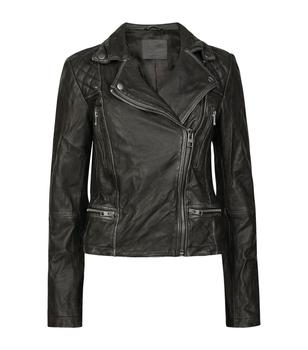product Cargo Leather Biker Jacket image