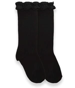 Jefferies Socks | Little Girls Ruffle Knee High Socks 1 Pack,商家Zappos,价格¥74