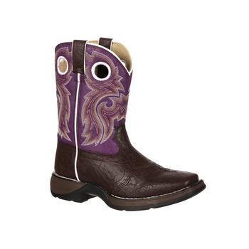 Lil' Durango Square Toe Cowboy Boots (Big Kid) product img