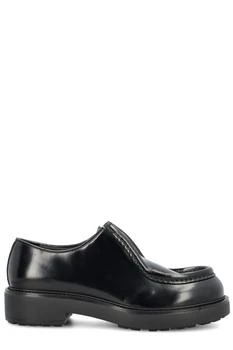 推荐Prada Round-Toe Loafers商品