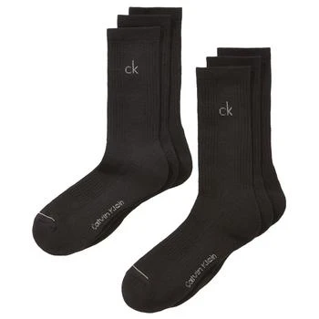 Calvin Klein | Men's Athletic Performance Crew Socks 6-Pack 5.9折