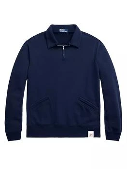 Ralph Lauren | Half-Zip Fleece Long-Sleeve Polo Sweatshirt 独家减免邮费