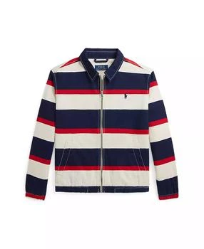 Ralph Lauren | Big Boys Bayport Striped Cotton Jacket,商家Macy's,价格¥861