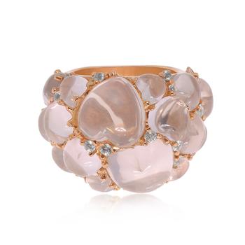 商品Mimi Milano | Mimi Milano Juliet 18K Rose Gold And Sapphire Ring Sz 7.5 A281R8QZ,商家Shopworn,价格¥13519图片
