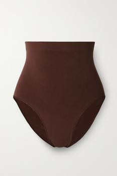 商品SKIMS | Seamless Sculpt 塑形中腰三角裤（颜色：cocoa）,商家NET-A-PORTER,价格¥136图片