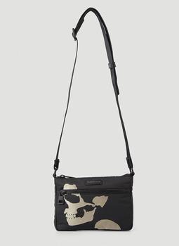 推荐Skull Print Phone Bag in Black商品