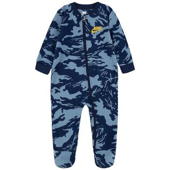 商品NIKE | Baby Boys Futura Camo Allover Print Long Sleeve Footed Coverall,商家Macy's,价格¥107图片