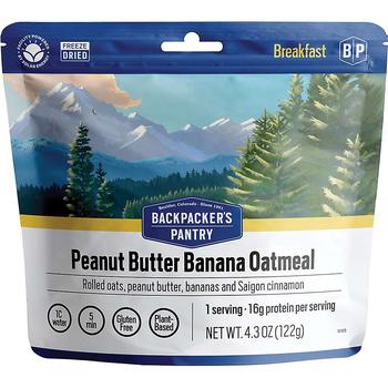 商品Backpacker's Pantry Peanut Butter and Banana Oatmeal,商家Moosejaw,价格¥44图片