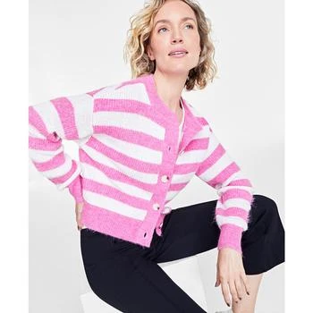 On 34th | Women's Striped Sequin Cardigan, Created for Macy's 3.9折