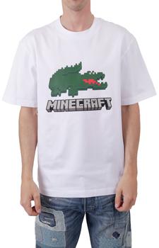推荐x Minecraft Print Organic Cotton T-Shirt - White商品