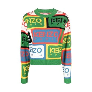 Kenzo | KENZO 拼色女士针织衫/毛衣 FD52PU3673CD-MU,商家Beyond Italylux,价格¥2815