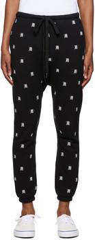 a & R Cashmere, R13 | Black R13 Allover Lounge Pants商品图片 额外8.5折, 额外八五折
