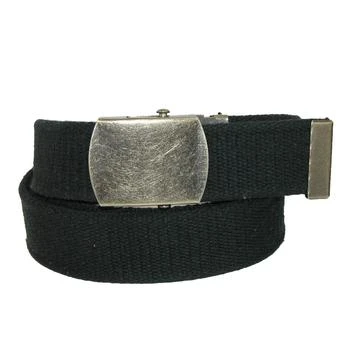 CTM | Cotton Web 1.5 Inch Adjustable Military Buckle Belt,商家Premium Outlets,价格¥131