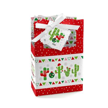 商品Merry Cactus - Christmas Cactus Party Favor Boxes - Set of 12图片