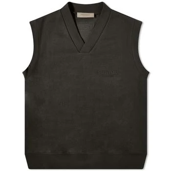 Essentials | Fear of God Essentials Pullover V-Neck Vest - Off-Black 6.9折