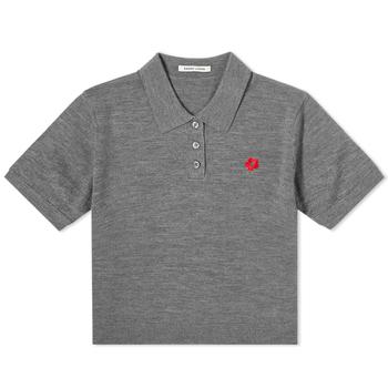 Sandy Liang, Sandy Liang | Sandy Liang Short Sleeve Favs Knit Polo商品图片 满$200享9.5折, 满折