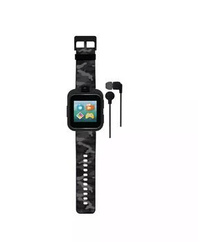 Playzoom | Kids Gray Camo Silicone Smartwatch 42mm Gift Set,商家Macy's,价格¥221