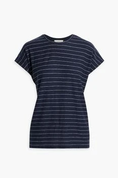 Vince | Striped brushed cotton T-shirt 4.9折