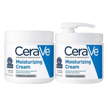 推荐Cerave适乐肤全天候补水保湿面霜 453ML*2 超值家庭装商品