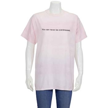 推荐F.A.M.T. Ladies Light Pink  You Can Never  T-Shirt, Size Small商品