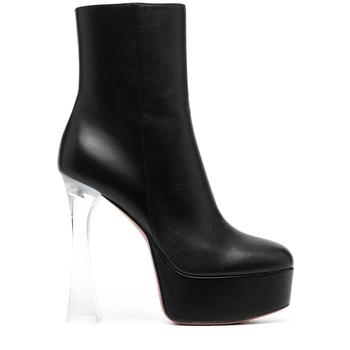 amina muaddi, Amina Muaddi | Dua Glass Ankle Boots商品图片 8.4折