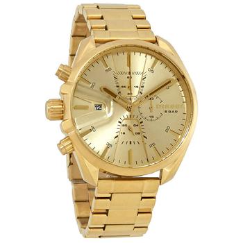 diesel手表评价, Diesel | MS9 Chronograph Quartz Gold Sunray Dial Mens Watch DZ4475商品图片 5.3折