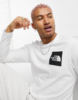 The North Face | The North Face Fine logo long sleeve t-shirt in white商品图片,
