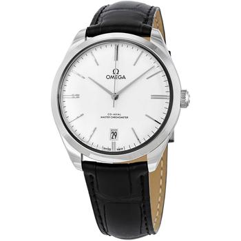 欧米茄男表多少钱, Omega | De Ville Silver Dial Black Leather Mens Watch 435.13.40.21.02.001商品图片 7.6折