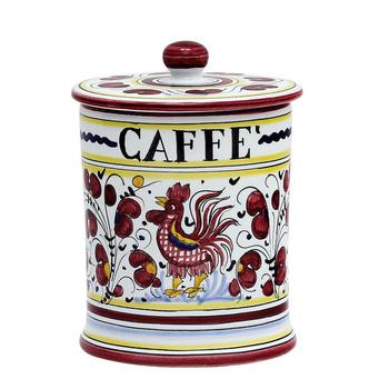 商品Orvieto Red Rooster: Caffe' (Coffee) Container Canister,商家Verishop,价格¥1230图片