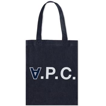 推荐A.P.C. Laure 2.0 Logo Denim Tote Bag商品