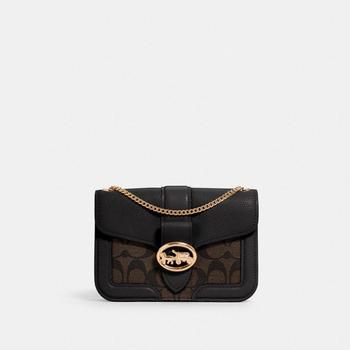 coach直邮, Coach | 美国直邮COACH蔻驰新款女包Georgie系列单肩斜挎链条包7287IMDJ8商品图片 额外8.2折x额外9折, 额外八二折, 额外九折