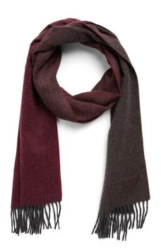 Hickey Freeman | Cashmere Ombre Fringe Scarf,商家Nordstrom Rack,价格¥525