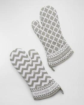 推荐Sterling Zig-Zag Oven Mitts, Set of 2商品