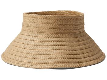 Madewell | Packable Straw Visor Hat商品图片,4.3折, 独家减免邮费
