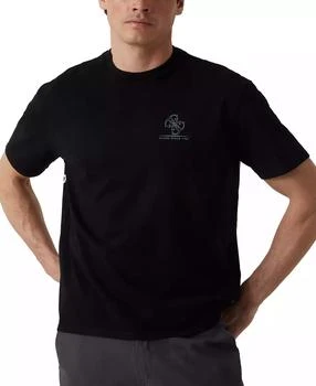 GUESS | Men's Distressed Quattro G Relaxed-Fit Graphic T-Shirt,商家Macy's,价格¥202