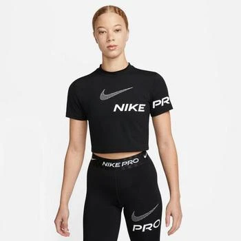 NIKE | Women's Nike Pro Dri-FIT Graphic Crop Top T-Shirt,商家Finish Line,价格¥315