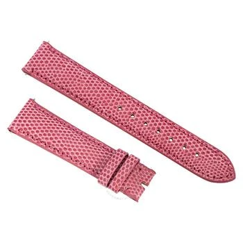 Hadley Roma | 18 MM Shiny Hot Pink Lizard Leather Strap,商家Jomashop,价格¥261
