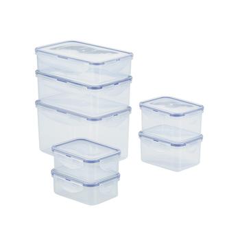 商品Lock & Lock | Easy Essentials Rectangular 14-Pc. Food Storage Container Set,商家Macy's,价格¥223图片