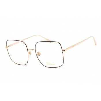 Chopard | Chopard Women's Eyeglasses - Shiny Rose Gold Metal Square Shape Frame | VCHF49M 0357 6.8折×额外9折x额外9折, 额外九折