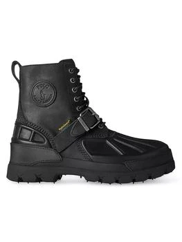 Ralph Lauren | Oslo High Waterproof Leather-Suede Boots 6.9折, 独家减免邮费
