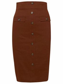 product Pinko Button-Detail Pencil Skirt - IT38 image