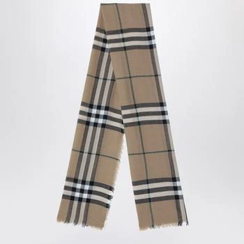 Burberry | Beige Check Pattern Scarf,商家The Double F,价格¥2697